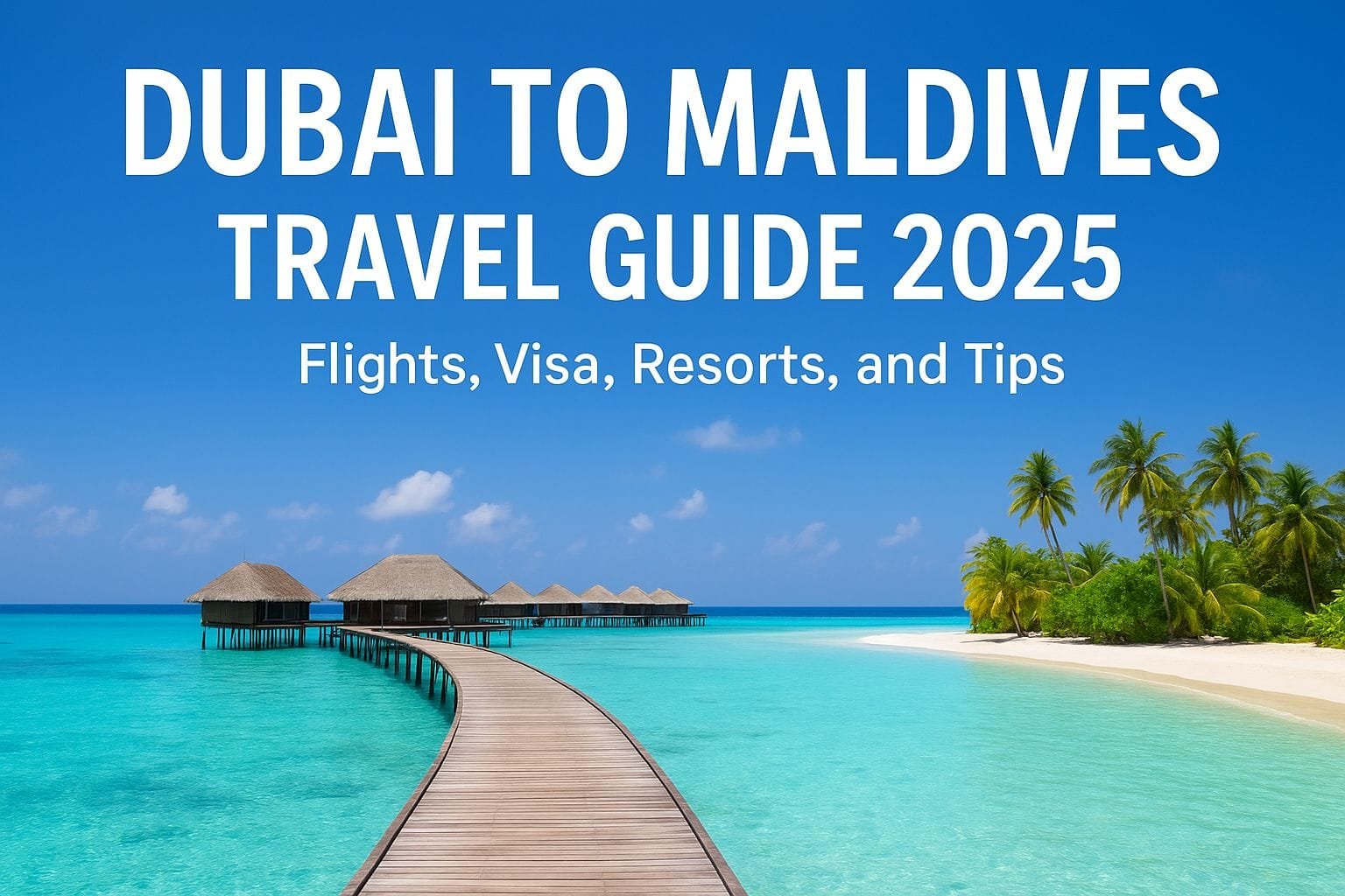 Dubai to Maldives Travel Guide 2025 – Flights, Visa, Resorts, and Tips 1 Dubai to Maldives travel guide 2025