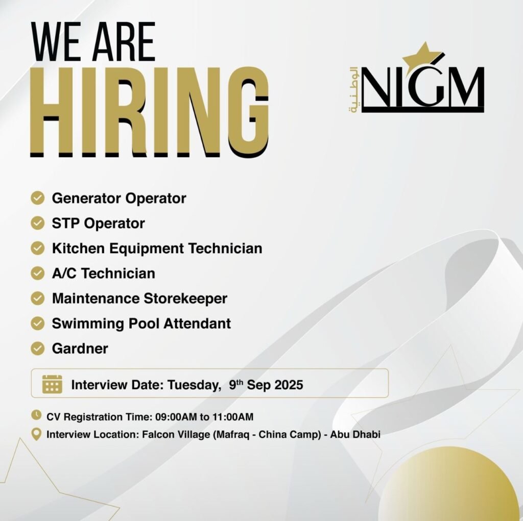 Walk-In Interviews in Abu Dhabi – Your Chance to Build a Bright Career 2 Walk-In Interviews in Abu Dhabi