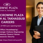 Crowne Plaza Riyadh Al Takhassusi Careers | Join the Prestigious IHG Pre-Opening Team in Riyadh 13 Crowne Plaza Riyadh Al Takhassusi careers hiring banner showing hotel job openings in Riyadh, Saudi Arabia for pre-opening team at IHG Hotels and Resorts.